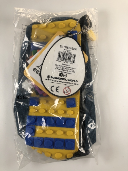 Trousse EGGMANIA by DDP - Accessoire de rangement pour fournitures scolaires ou bureau