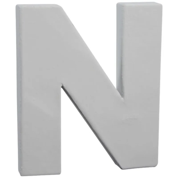 Lettre décoration 3D Decopatch O - 12 cm pour décoration et loisirs créatifs manuels