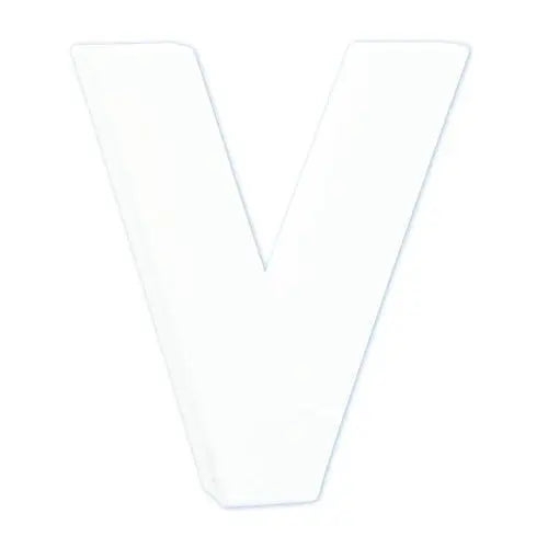 Lettre décoration 3D Decopatch V - 12 cm pour décoration et loisirs créatifs manuels