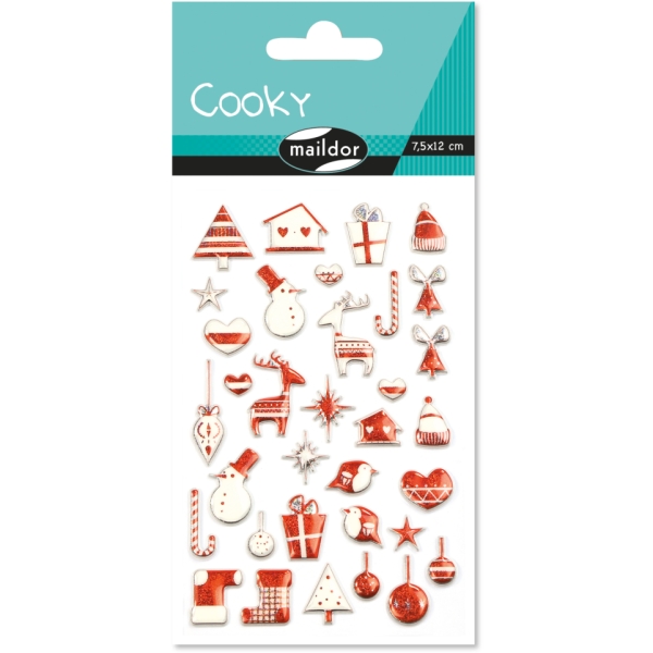 Stickers Noël - Décorations festives pour cartes et cadeaux