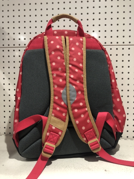 Sac à dos TANN'S Héritage L corail à pois - Cartable scolaire pour école et organisation de rentrée