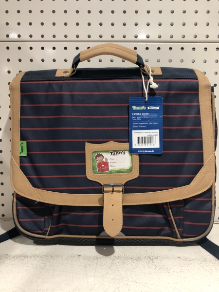 Cartable Tann's - Sac à dos scolaire 38 cm pour enfants, compatible format A4, matière polyester