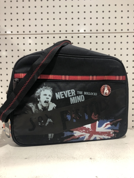 Sac bandoulière SEX PISTOLS Noir - Fournitures scolaires pour organisation et transport