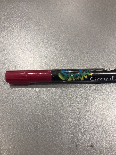 Marqueur Graph'It Shake Pointe Fine 2.5 mm Bourgogne - Pour Dessin, Art, Loisirs Créatifs