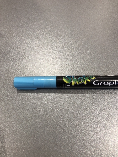 Marqueur Graph'It Shake Pointe Fine Bleu ciel 2.5 mm - Pour dessin et illustration