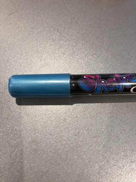 Marqueur à encre Graph'it Shake - 4 mm - Bleu métallisé 6150 pour dessin et écriture sur papier et tissu