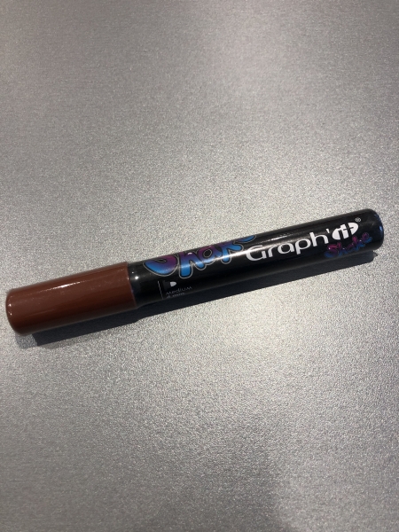 Marqueur à encre Graph'it Shake - 4 mm - 3180 Cacao pour dessin et écriture sur papier et tissu