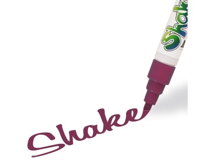 Marqueur SHAKE Burgundy 5280 - Pointe Large Pour Dessin et Marquage Polyvalent