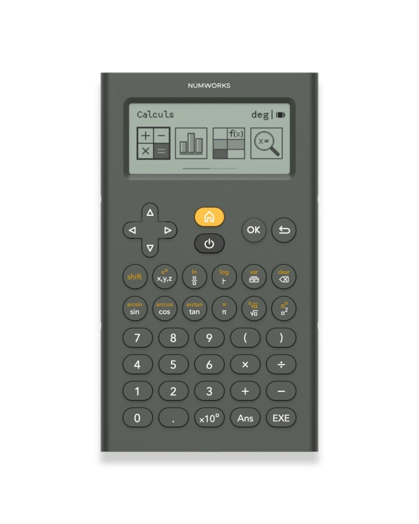 Calculatrice scientifique NumWorks - Collège - Noir - Fonctions avancées pour mathématiques et sciences