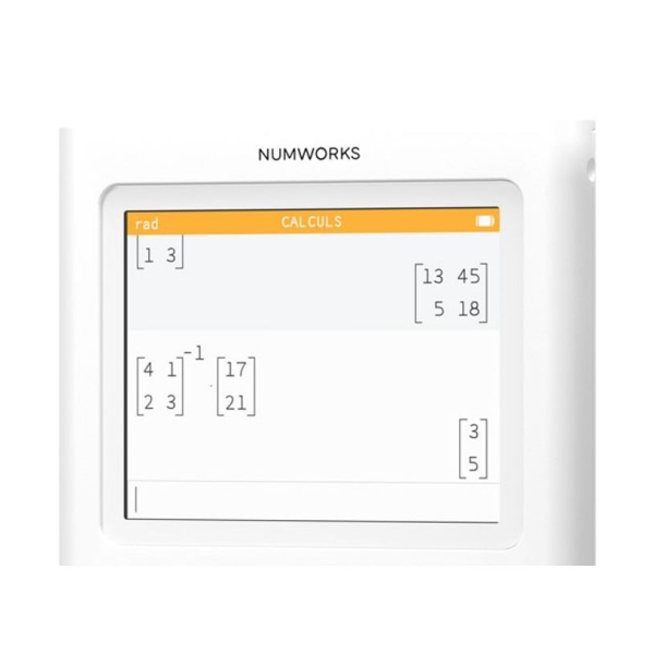 Calculatrice graphique NumWorks Edition Python - Fonctionnalités avancées pour calculs scientifiques et programmation