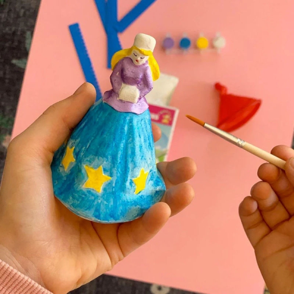 Kit créatif Mako Moulages Ma Princesse des Neiges - matériel de moulage pour activités artistiques et loisirs créatifs