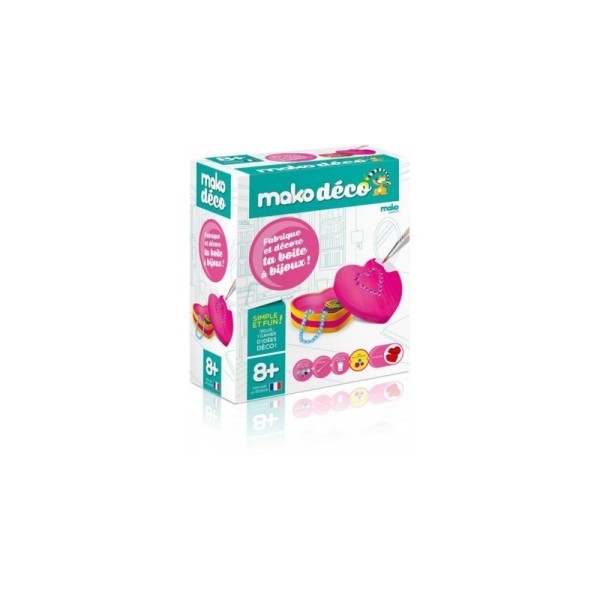 Kit de moulage Mako Moulage - Déco boîte à bijoux pour loisirs créatifs et décoration