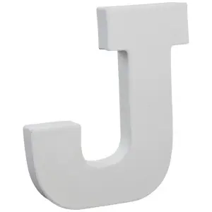 Lettre décoration 3D Decopatch J - 12 cm pour décoration et loisirs créatifs manuels