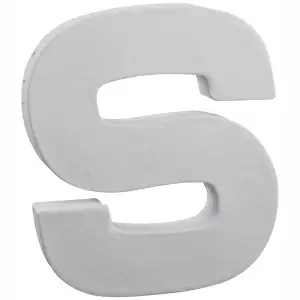 Lettre décoration 3D Decopatch S - 12 cm pour décoration et loisirs créatifs manuels
