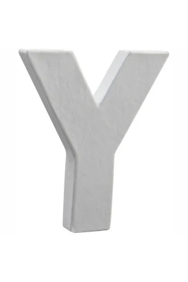 Lettre décoration 3D Decopatch Y - 12 cm pour décoration et loisirs créatifs manuels