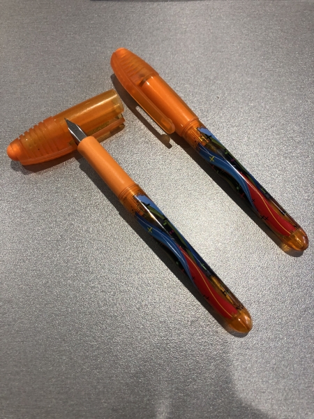 Stylo Plume Schneider Zippi - Orange X.P.0413 pour écriture créative et scolaire