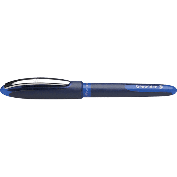 Roller Schneider One Business - 0,6 mm - encre bleue pour écriture bureau et scolaire