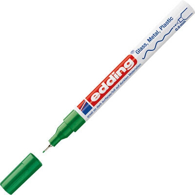 Marqueur peinture brillante edding 780 - Vert, Pointe extra fine 0,8 mm pour dessin et scrapbooking