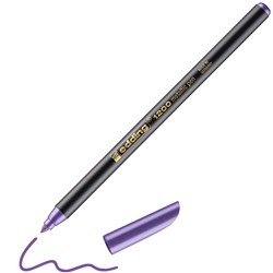 Feutre de coloriage edding 1200 - Pointe 0.5-1 mm - Couleur violet métal pour dessin et loisirs créatifs