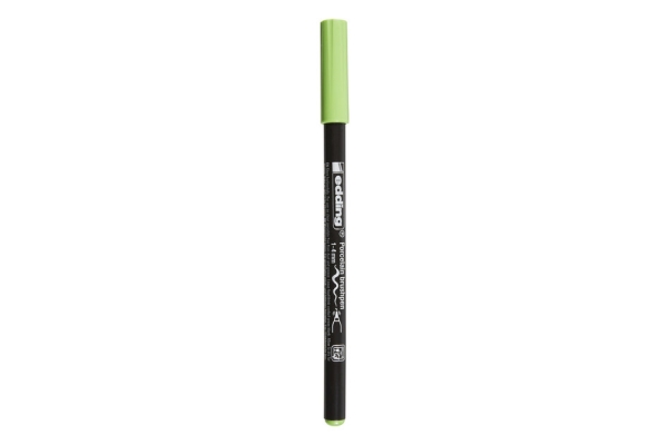 Feutre pinceau edding 4200 - vert clair pour décoration sur porcelaine et céramique