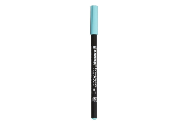 Feutre pinceau Edding 4200 turquoise - peinture porcelaine pour décoration et loisirs créatifs