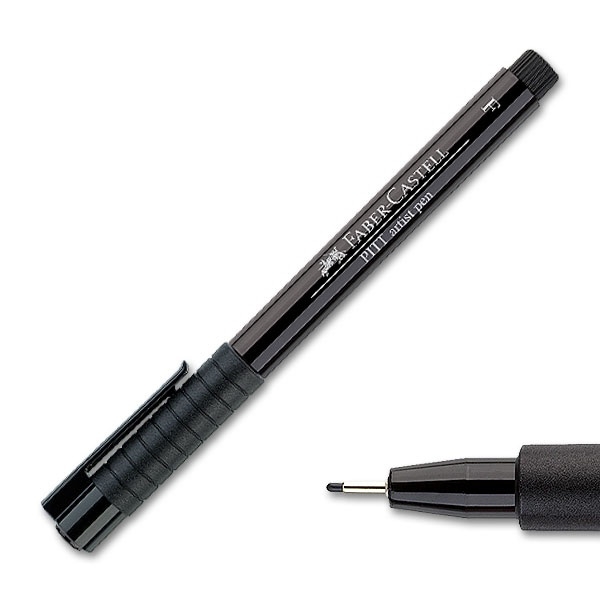 Feutre à pigment Faber Castell PITT Artist Pen Noir F 0.5mm - Dessin et Illustration
