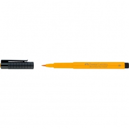 Feutre Pinceau à Pigment Faber-Castell Pitt Artist - Jaune chrome foncé 109 pour Dessin et Illustration