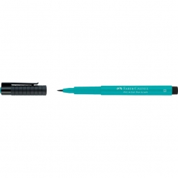 Feutre Pinceau à Pigment Faber-Castell Pitt Artist - Vert Cobalt 156 Stylo B pour Dessin et Illustration