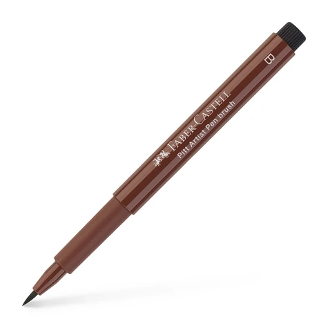 Feutre à dessin Faber Castell Pitt Artist Pen B - n°169 Caput Mortuum pour Dessin et Illustration