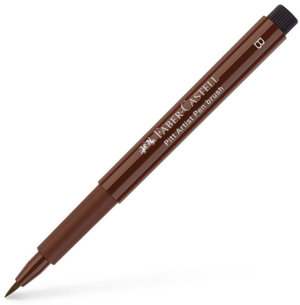 Feutre à dessin Faber Castell Pitt Artist Pen B - n°175 Dark Sepia pour Dessin et Illustration