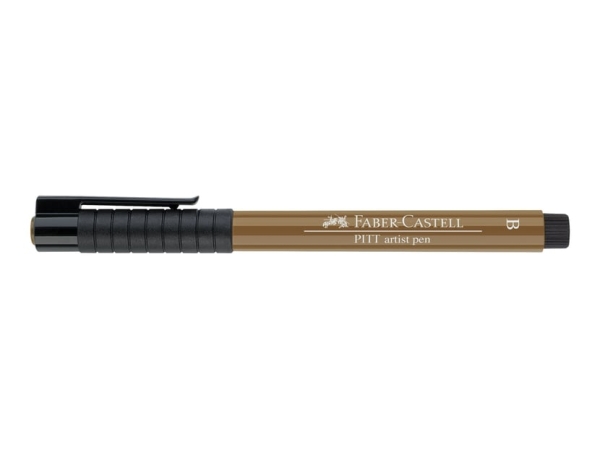 Feutre à dessin Faber Castell Pitt Artist Pen B - n°180 Raw Umber pour Dessin et Illustration