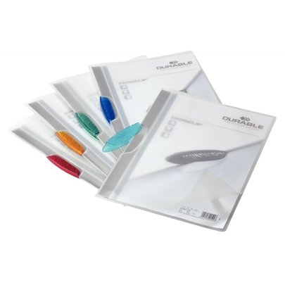 Pince à Documents  Bleu Durable Swingclip - Format A4 Capacité 30 Feuilles Pour Bureau et École