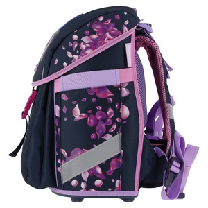Cartable herlitz FiloActive XL - grande capacité, design Blossom Dance, polyester avec dos rembourré ergonomique pour école et organisation scolaire