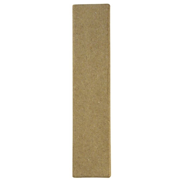 Lettre 3D papier mâché -I- 15x10.5x3 cm pour décoration et loisirs créatifs artistiques