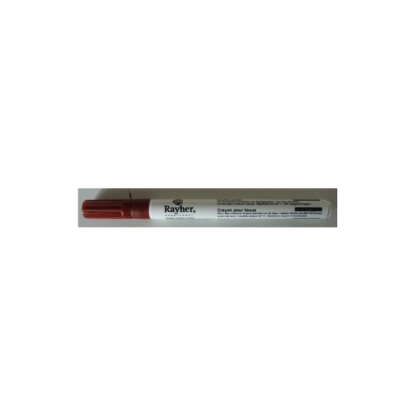 Feutre pour tissu Rayher Brun Pointe fine - Encre lavable pour loisirs créatifs et textile
