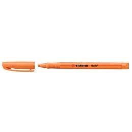 Surligneur STABILO Flash 555/24 - Orange fluorescent pour bureau et école, écriture et lecture
