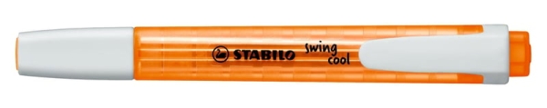 Surligneur de poche STABILO SWING COOL Orange - Pointe biseautée 1-4 mm pour bureau et école