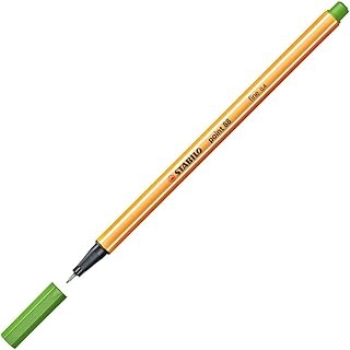 Feutre à pointe fine STABILO Point 88 - Vert pomme 88/33 pour dessin et écriture
