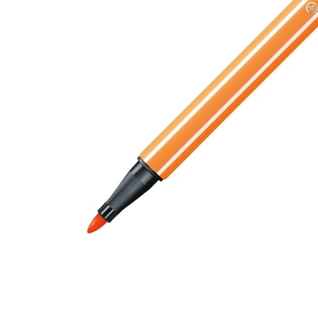 Stylo feutre STABILO Pen 68 - rouge jaune 68/30 pour dessin et écriture scolaire