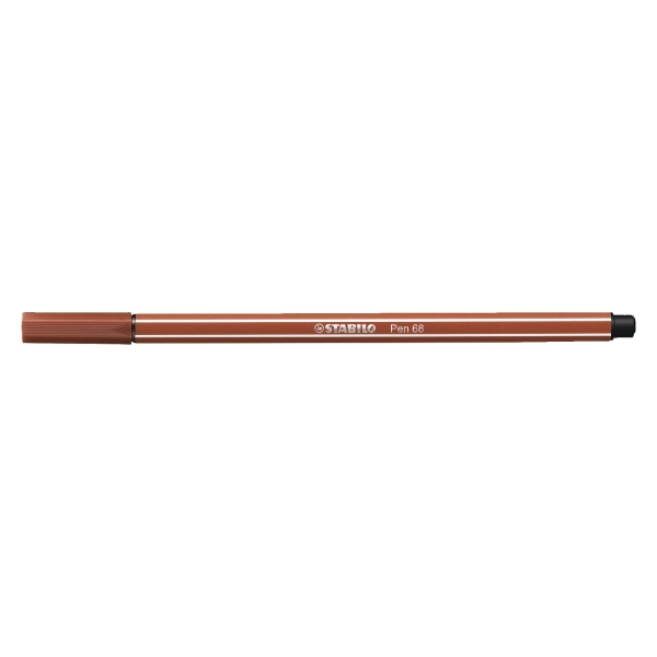Stylo feutre STABILO Pen 68 - Rouge sanguine 68/38 Pointe moyenne pour dessin et écriture