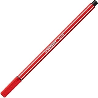 Stylo feutre STABILO Pen 68 - Rouge carmin 68/48 pour dessin et écriture