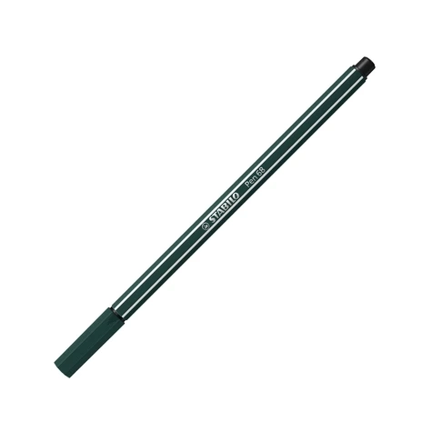 Stylo feutre STABILO Pen 68 - Terre verte 68/63 Pointe moyenne pour dessin et écriture scolaire