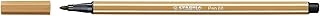 Stylo feutre STABILO Pen 68 - Ocre foncé 1,0 mm Encre à base d'eau pour dessin et écriture