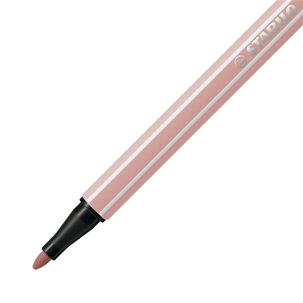Stylo feutre STABILO Pen 68 - Rose poudré 68/28 - Dessin et écriture créative