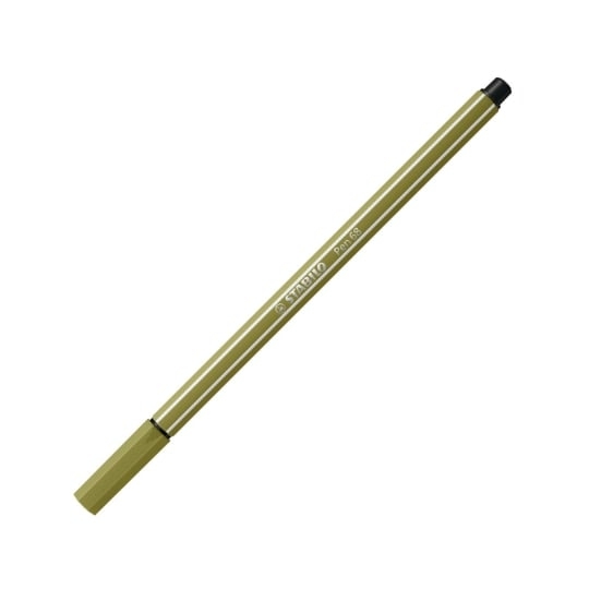 Stylo feutre STABILO Pen 68 - Vert épinard 68/33 Pointe moyenne pour dessin et écriture scolaire