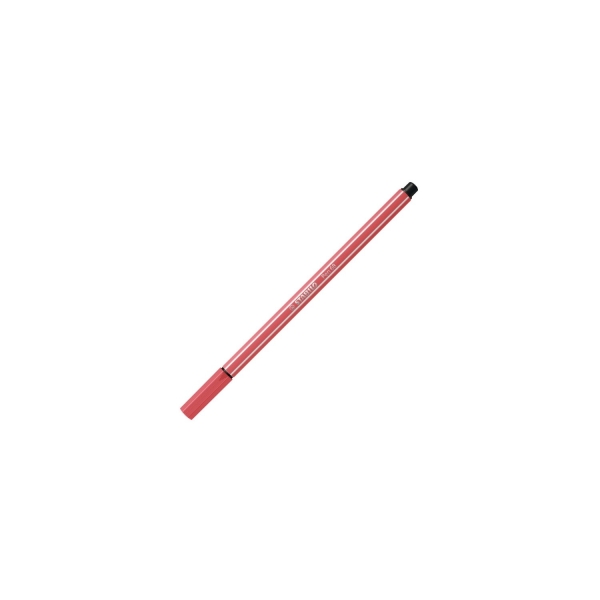 Stylo Feutre STABILO Pen 68 - Rouge Terracotta 68/47 Largeur Tracé 1,0 mm pour Dessin et Écriture