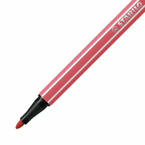 Stylo Feutre STABILO Pen 68 - Rouge Terracotta 68/47 Largeur Tracé 1,0 mm pour Dessin et Écriture