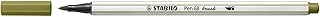 Feutre pinceau STABILO Pen 68 Brush - Vert épinard 568/37 pour hand lettering et coloriage