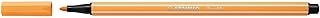 Stylo feutre STABILO Pen 68 - Orange Papaye 68/85 pour dessin et écriture