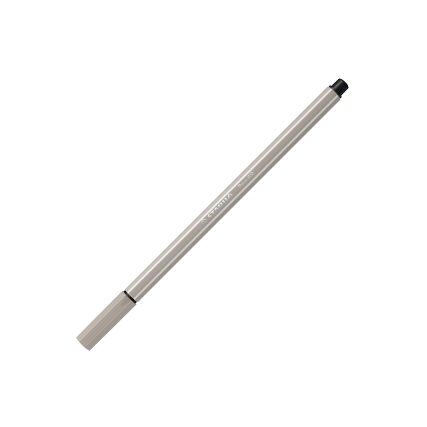 Stylo feutre STABILO Pen 68 - Gris perle 1,0 mm Encre à base d'eau pour dessin et écriture
